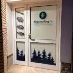 Eingangstür mit Digitaldruck + Folienplott